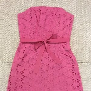 Lilly Pulitzer Pink Eyelet Dress